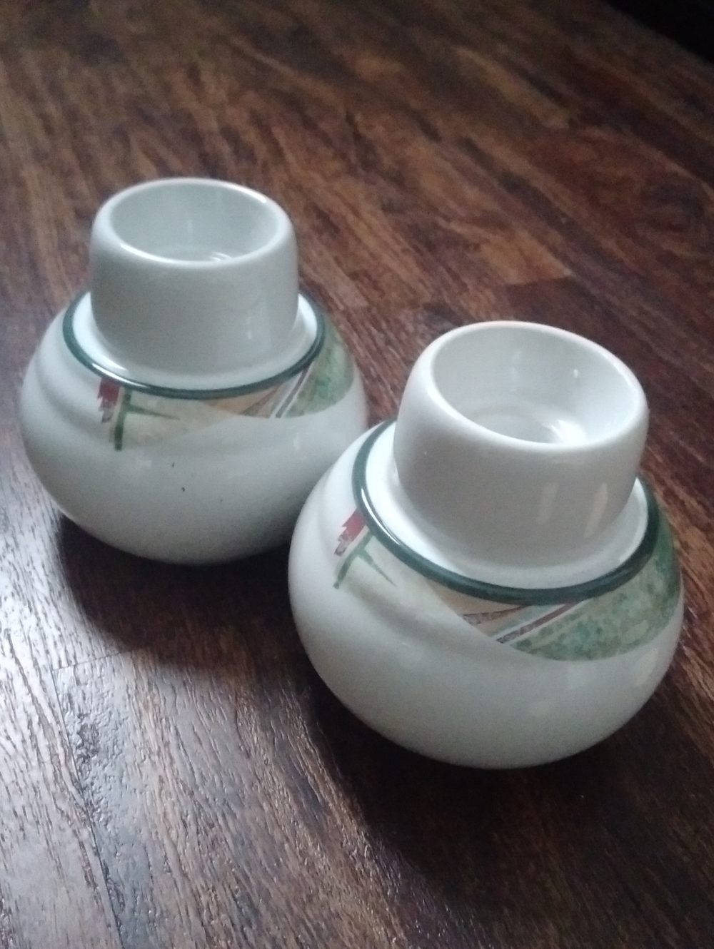 Noritake Vintage Southwestern Candle Holders Set Of 2 - Home Accents
